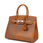 Hermes Birkin Sellier 30 "Zouaves Et Dragons" Naturel Sable Butler Palladium Hardware - Image 5