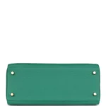 Hermes Kelly Retourne 28 Vert Vertigo Clemence Gold Hardware - Image 6