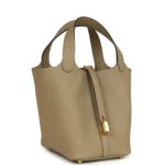 Hermes Picotin Lock 18 Beige Marfa Clemence Gold Hardware - Image 2