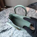 Hermes Bolide Mini 18CM Matte crocodile leather mint green - Image 5