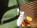 Hermes Picotin basket made of crocodile skin, olive green color, fully hand-sewn, 18cm long - Image 7