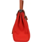 Hermes Herbag Zip PM 31 Capucine Toile Militaire & Fauve Vache Hunter Palladium Hardware - Image 3