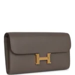 Hermes Constance Wallet To Go Etain Epsom Gold Hardware - Image 2