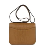 Hermes Constance 18 Kraft Matte Alligator Palladium Hardware - Image 4