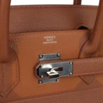 Hermes Coup De Soleil Birkin HAC 40 Gold Togo Palladium Hardware - Image 7