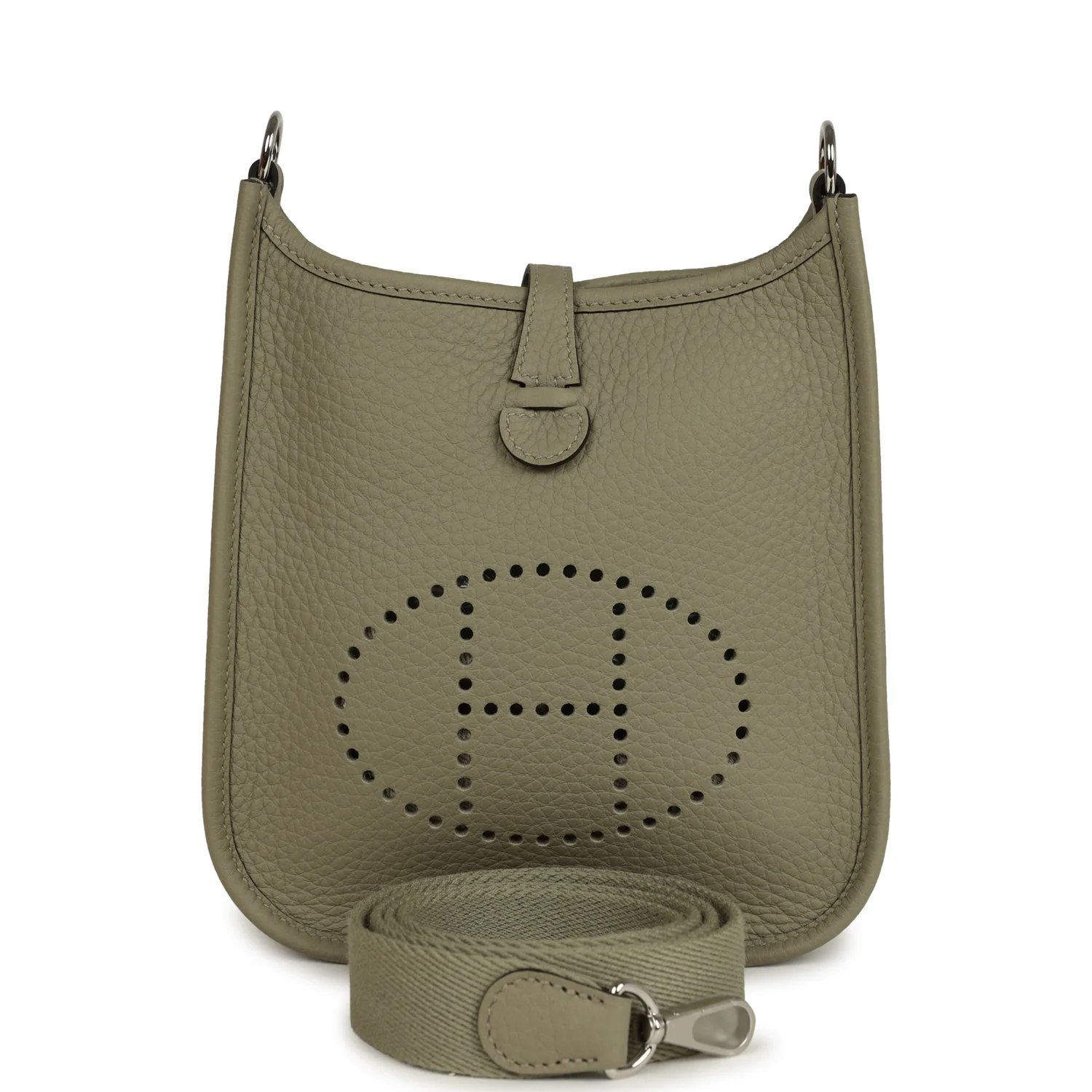 2982C641-F940-895F-F677-6DB75450FF8F.webp Hermes Evelyne TPM Sauge Clemence Palladium Hardware - Image 1