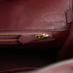 Hermes Birkin 30 Rouge Sellier Togo Gold Hardware - Image 9