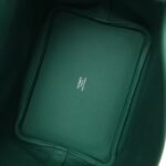 Hermes Picotin Cargo 18 Vert Moyen Swift and Toile Canvas Palladium Hardware - Image 7
