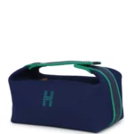 Hermes Bride-A-Brac Case PM Marine Canvas Palladium Hardware - Image 5