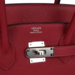 Hermes Birkin 35 Rouge Grenat Togo Palladium Hardware - Image 7