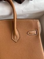 Herm&egrave;s Birkin  Brown TOGO  Palladium Hardware customization - Image 4
