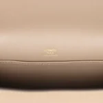 Hermes Geta Etoupe Chevre Mysore Gold Hardware - Image 9
