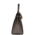 Hermes Kelly Sellier 28 Etain Epsom Gold Hardware - Image 3