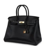 Hermes Birkin 35 Black Jonathan Gold Hardware - Image 5