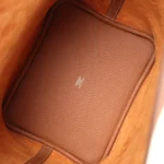 Hermes Picotin Lock 22 Gold Clemence Palladium Hardware - Image 7
