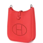Hermes Evelyne TPM Rose Texas Clemence Palladium Hardware - Image 5