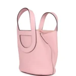 Hermes In-The-Loop 18 Rose Sakura Clemence and Swift Palladium Hardware - Image 5