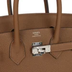 Hermes Birkin 25 Alezan Togo Palladium Hardware - Image 7