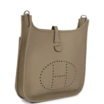Hermes Evelyne III PM Beige Marfa Clemence Palladium Hardware - Image 2