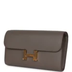 Hermes Constance Wallet To Go Etain Epsom Gold Hardware - Image 5