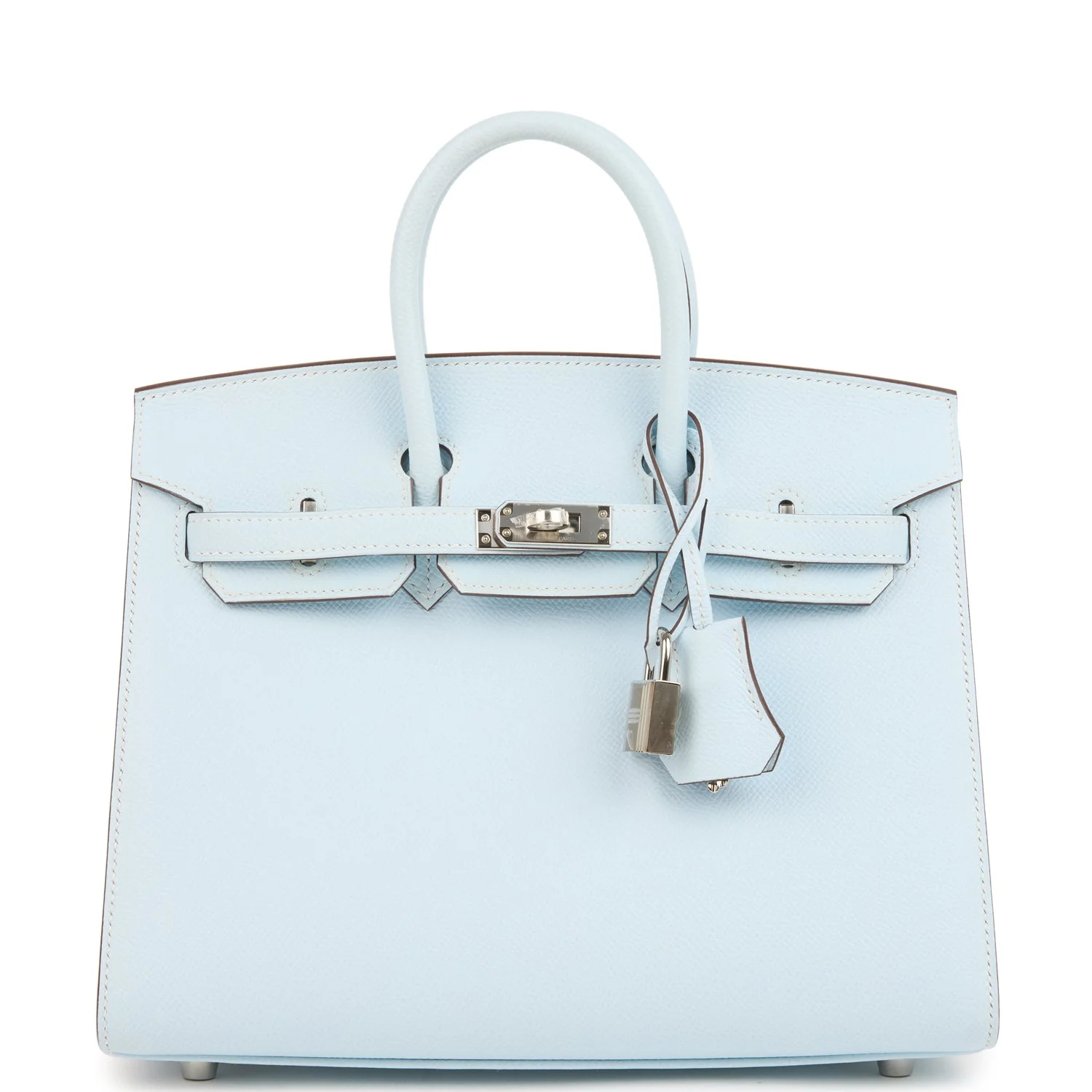 2E89DC84-AA7E-8559-7ADF-03678E88D8D0.webp Hermes Birkin Sellier 25 Bleu Brume Epsom Palladium Hardware - Image 1