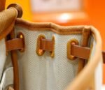 Hermes (Love Hermes) Herbag Limited Edition Letter Design Original Canvas Patch Original Leather Highest Version Silver Buckles 31cm - Image 5