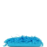 Hermes Kelly Elan Foile Bleu Frida Chevre Chamkila and Ostrich Feathers Palladium Hardware - Image 6