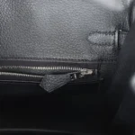 Hermes Birkin 25 Black Togo Palladium Hardware - Image 9