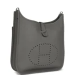 Hermes Evelyne III PM Gris Meyer Clemence Palladium Hardware - Image 2