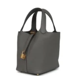 Hermes Picotin Lock 18 Gris Meyer Clemence Gold Hardware - Image 5