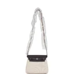 Hermes Herbag Zip 20 Mini Ecru and Beige Toile H Canvas and Ebene Vache Hunter Palladium Hardware - Image 9