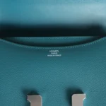 Hermes Constance 18 Vert Bosphore Evercolor Palladium Hardware - Image 8
