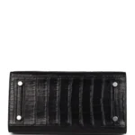 Hermes Birkin Sellier 25 Black Matte Alligator Palladium Hardware - Image 6