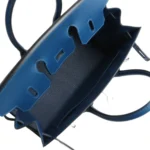 Hermes Birkin Sellier 25 Deep Bleu Madame Palladium Hardware - Image 8