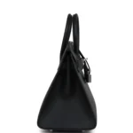 Hermes Birkin Sellier 25 Black Epsom Palladium Hardware - Image 4
