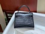 Herm&egrave;s Kellly doll bag  crocodile leather custom - Image 5