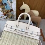 Herm&egrave;s Picnic Sellier Birkin 25 Palladium Hardware customization - Image 8