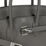 Hermes Birkin 25 Gris Meyer Togo Palladium Hardware - Image 7