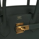 Hermes Birkin 30 Vert Mangrove Togo Gold Hardware - Image 7