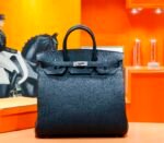 Hermes Birkin HAC 40 Black Togo Palladium Hardware