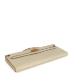 Hermes Kelly Cut Craie Swift Gold Hardware - Image 6