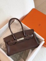 Herm&egrave;s Mocha Birkin Shoulder 29 customize
