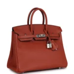 Hermes Birkin 25 Cuirve Verso Taurillon Novillo Palladium Hardware - Image 2