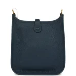 Hermes Evelyne TPM Bleu De Prusse Clemence Gold Hardware - Image 4