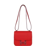 Hermes Constance 18 Rouge De Coeur Epsom Lacquered Palladium Hardware - Image 7