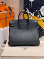 Herm&egrave;s Brikin 25-35 black silver buckle custom - Image 2