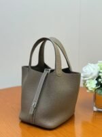 Hermes Picotin Basket with Touch Crocodile Handle - Image 10