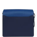 Hermes Mini Sac Roulis Bi-color Bleu Saphir and Bleu France Evercolor Palladium Hardware - Image 4