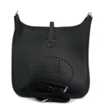Hermes Evelyne III PM Black Clemence Palladium Hardware