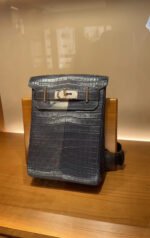 Herm&egrave;s Hac a doc crocodile leather custom